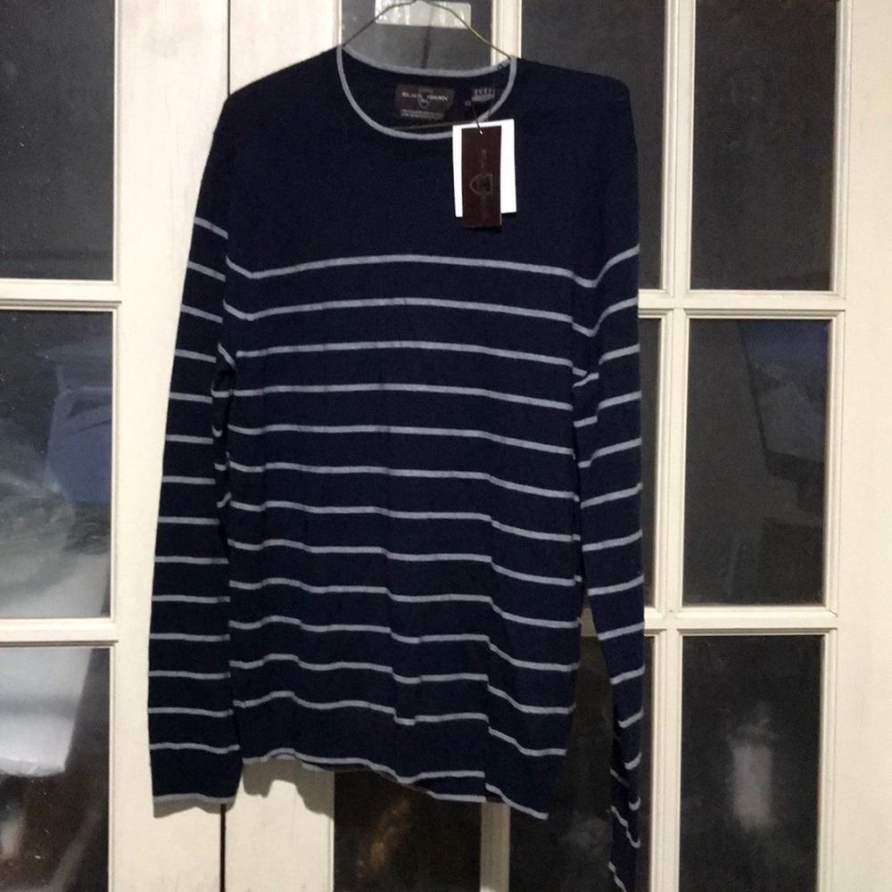 NWT Black Brown 1826 men’s sweater